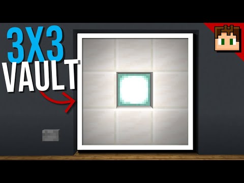 The EASY 3X3 VAULT Door! [Minecraft Bedrock 1.21] Tutorial