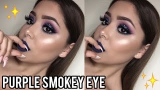 Purple Smokey Eye Makeup Tutorial | Daisy Marquez