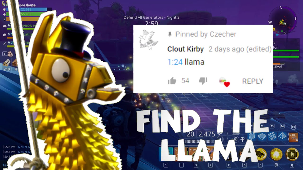 kadr iz video free troll stash llama mercury lmg noble launcher - fortnite noble launcher or mercury lmg