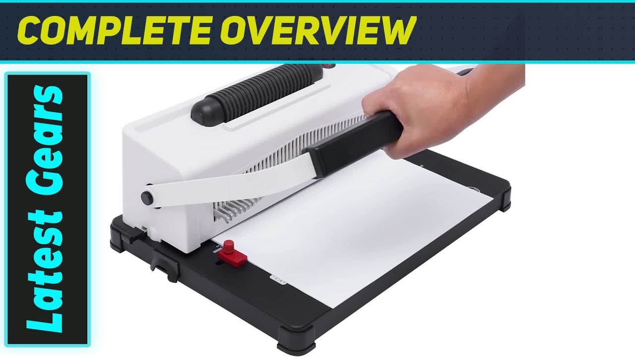 Coil Binding Machine with Electric Inserter: Your Best Personal Binder!