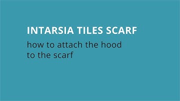 Intarsia Tiles Scarf