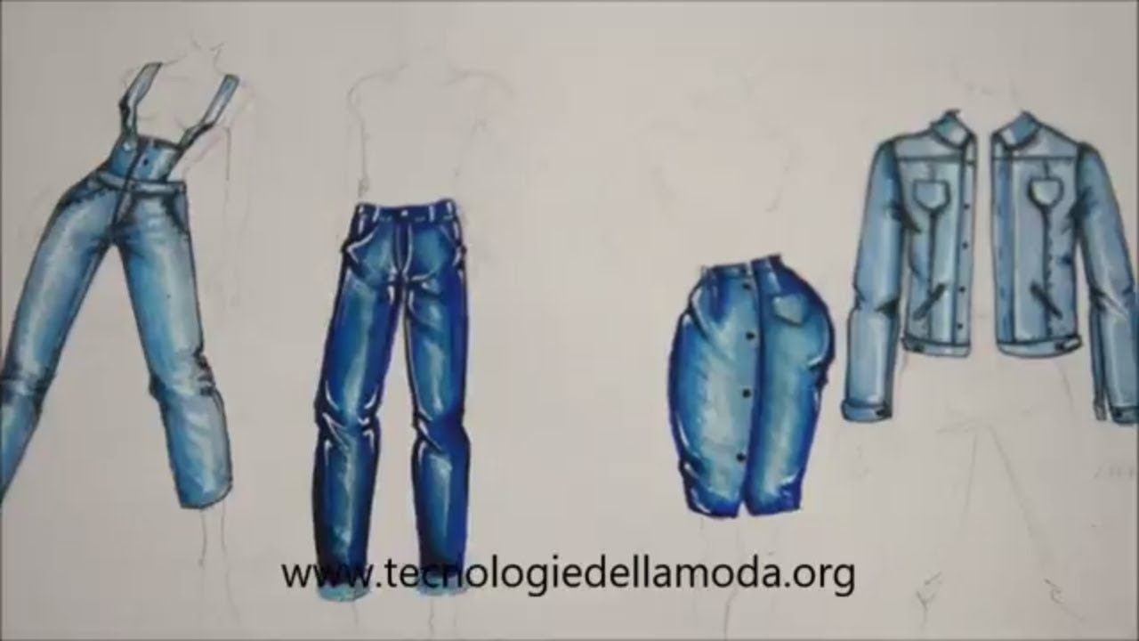 Figurino Di Moda Il Jeans Youtube