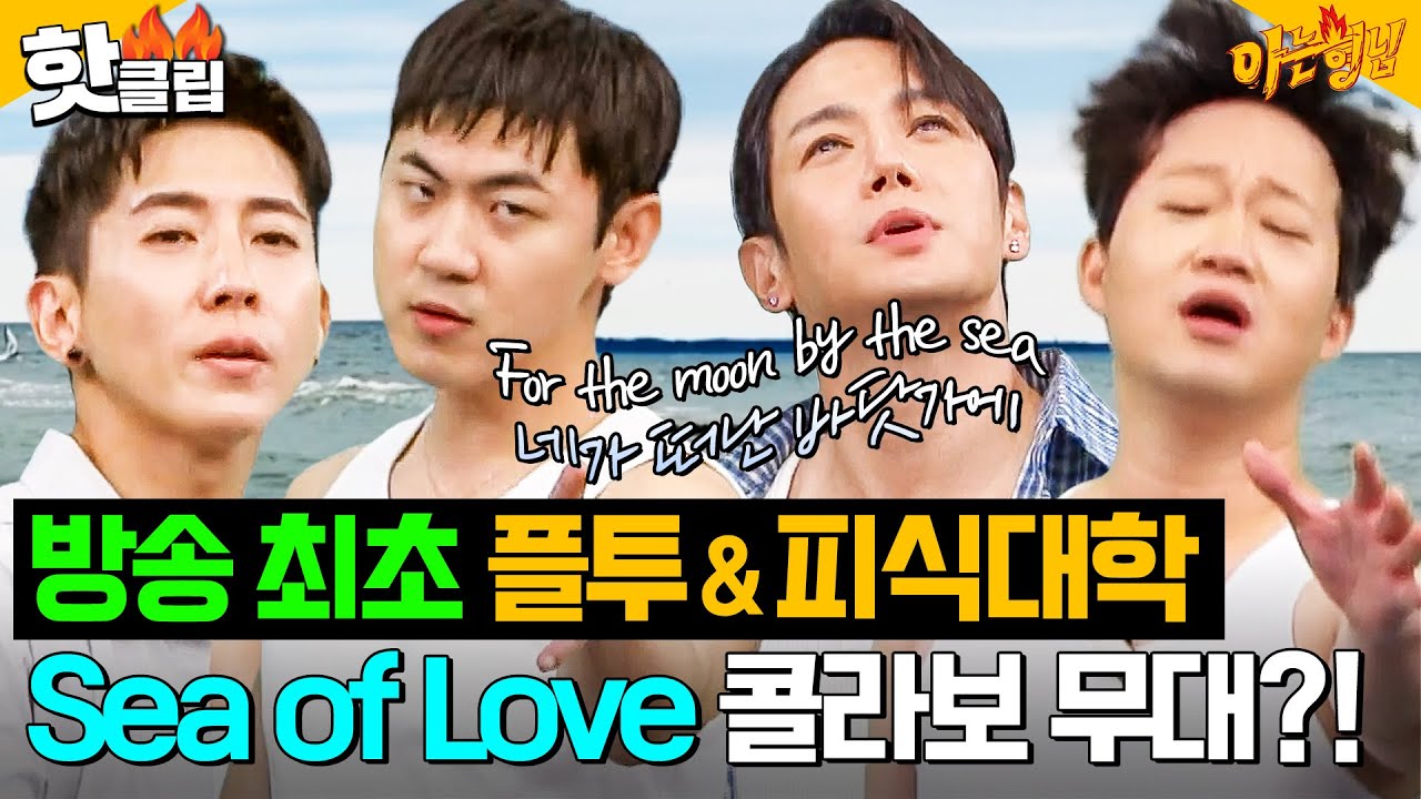 이게 왜 진짜...?🙊 ✨알고리즘이 이뤄낸 콜라보(?)✨ 플라이투더스카이X피식대학 ＜Sea of Love＞ 뮤비 첫 공개｜아는 형님｜JTBC 251101 방송