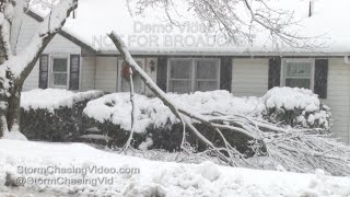 Worcester, MA Damaging Wet Snow - 2/5/2016