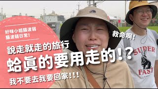 說走就走的旅行蛤 真的要用走的  我不要去我要回家【腦波弱日常】EP63