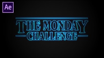 Creating the Stranger Things Intro Title Animation in Adobe After Effects CC 2019.