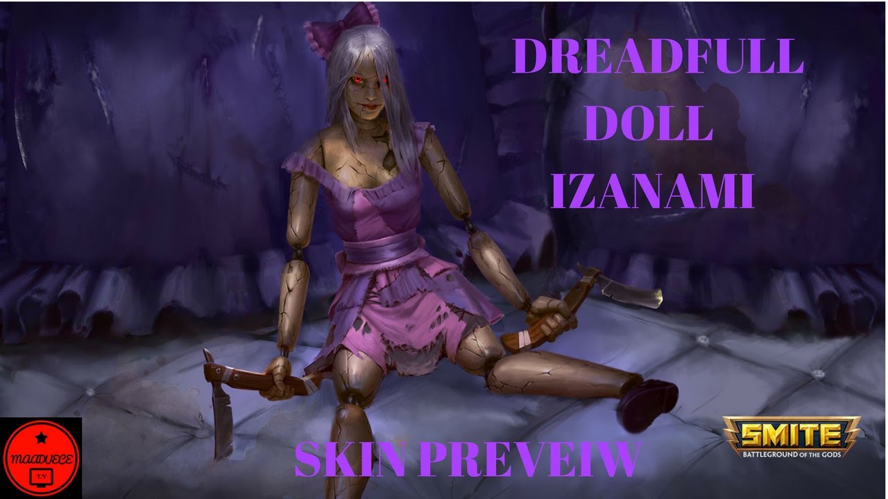 SMITE dreadFUL doll IZANAMI skin preview