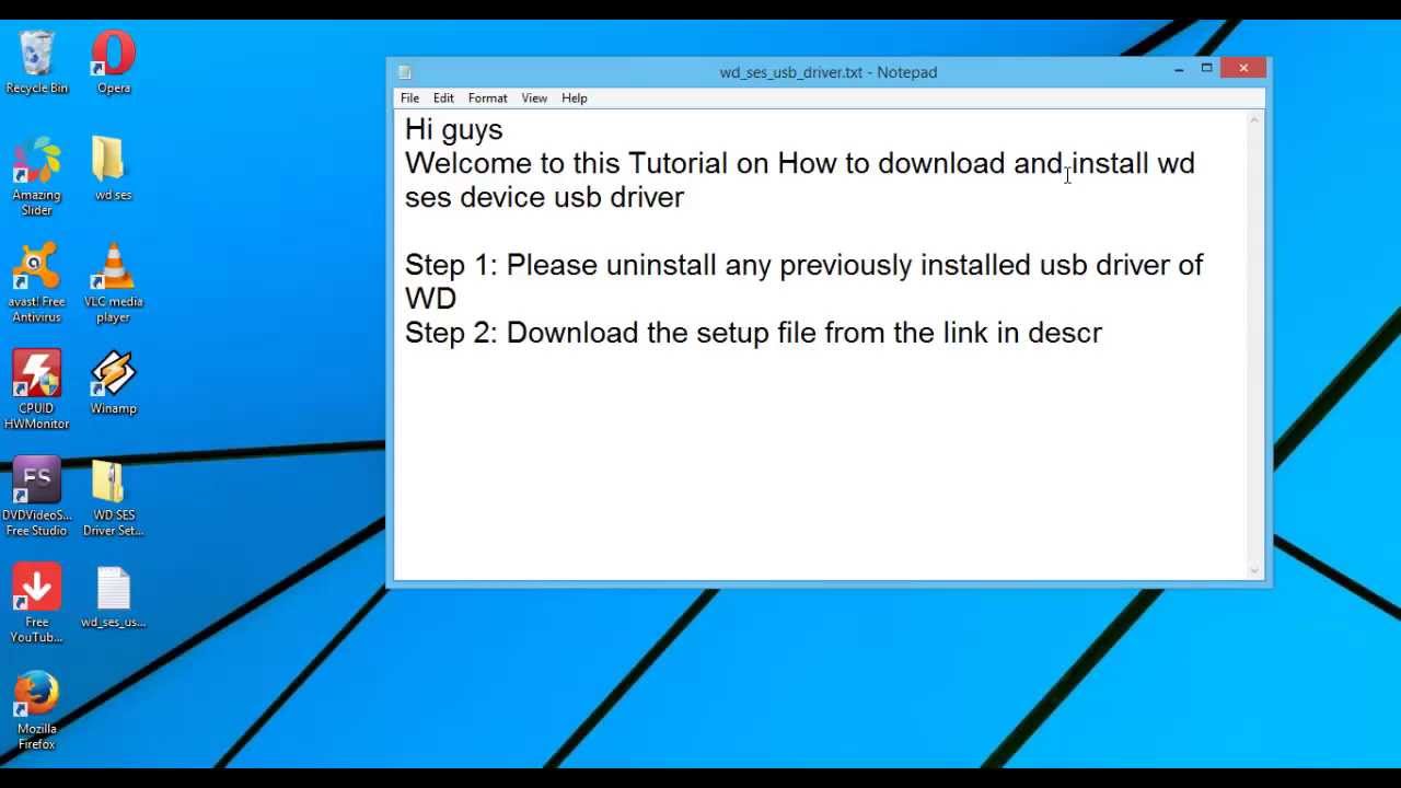 WD Device USB Download/Install | Windows | Latest - YouTube