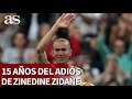 El día que Zidane dijó adiós al Santiago Bernabeú entre lágrimas | Diario As