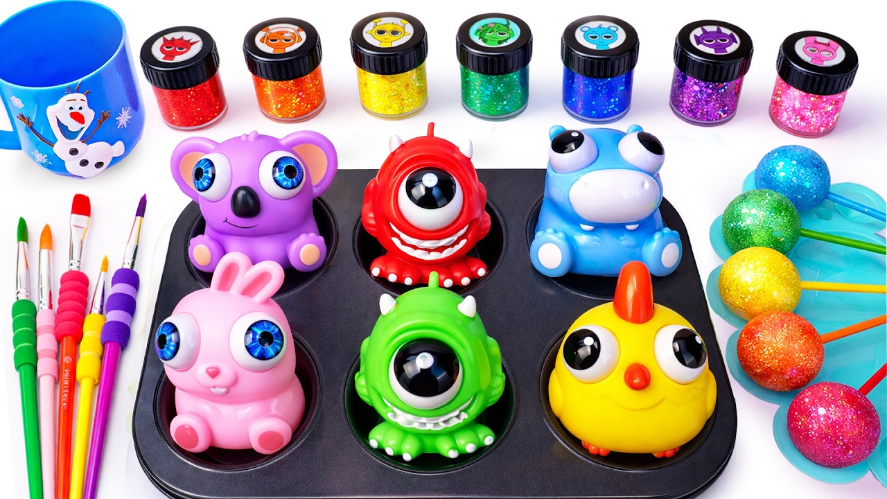 Oddly Satisfying Video 🌈 How To Make 6 Funny Crazy Toys From Mixing Lollipop SPRUNKI Candy ASMR