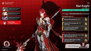 Fate / Star Rail Night - Infinite Trial: Red Knight Corruption Level 5 | HSR
