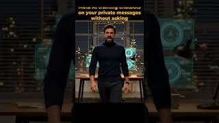 Meta AI training chatbots on your private messages without asking permission?#shorts
