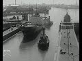 Hochseefischerei 1962. Ein Trawler wird klar zum Auslaufen gemacht.