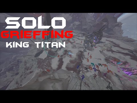 ARK OFFICIAL PVP - GANG GANG - HOW TO DO KING TITAN SOLO