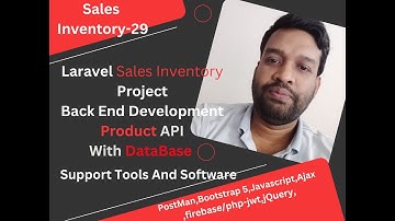 29.Laravel Sales Inventory Project: API Development & Database Design with CRUD Operations Part: 29