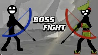 Stickfight Archer | Archidon VS Archidon Leaf Boss | Gameplay Walkthrough 2019 FHD screenshot 5
