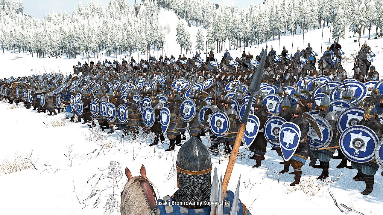 KNIGHTS VS DRUZHINA! ⚔️ Kyiv Rus vs Anglo-Normans | Bannerlord Medieval Battle