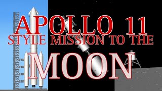 APOLLO 11 Style mission to the MOON and back - Spaceflight Simulator screenshot 1