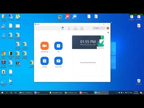 zoom-ის ფონის შეცვლის ინსტრუქცია