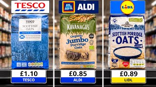 We Tested Porridge From Tesco Aldi and Lidl & 8 UK Supermarkets | Here's The Clear Winner