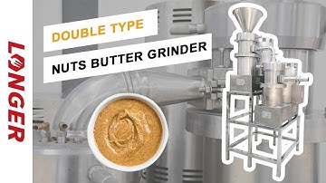Double Colloid Mil, Nut Butter Grinding Machine - Longer