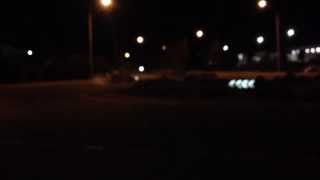VN Wagon drifting a roundabout