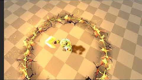 my sandbox scene - using Opsive controller, VFX by Kripto and Charcater by Hit