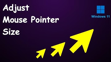 How to Change Mouse Pointer Size in Microsoft Windows 11/10 | Adjust the Size of Mouse Pointer