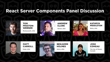 React Server Components Panel Discussion, React Summit US 2023
