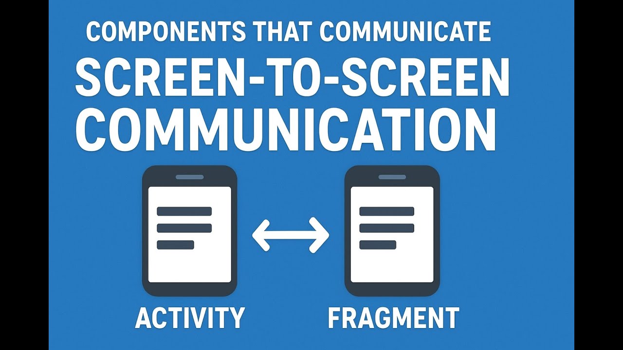Understanding Android Intents & Data Passing in Android (Activity ↔ Fragment ) in Android Studio.