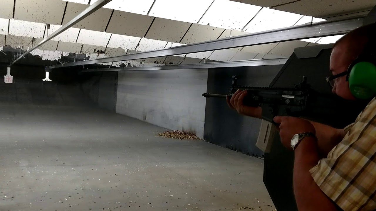 SCAR .223 at TNT gun range in Murray
