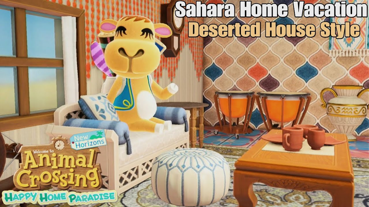 Animal Crossing NH Happy Home Paradise Saharah Home Vacation