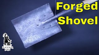 Forging a shovel inspired by historic examples