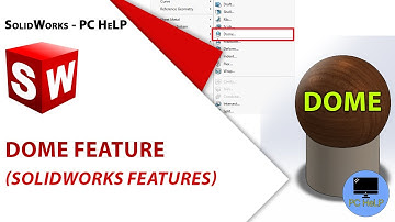 SolidWorks - Dome Feature #solidworks #dome #features #domefeature #extrude #solidworkstutorial