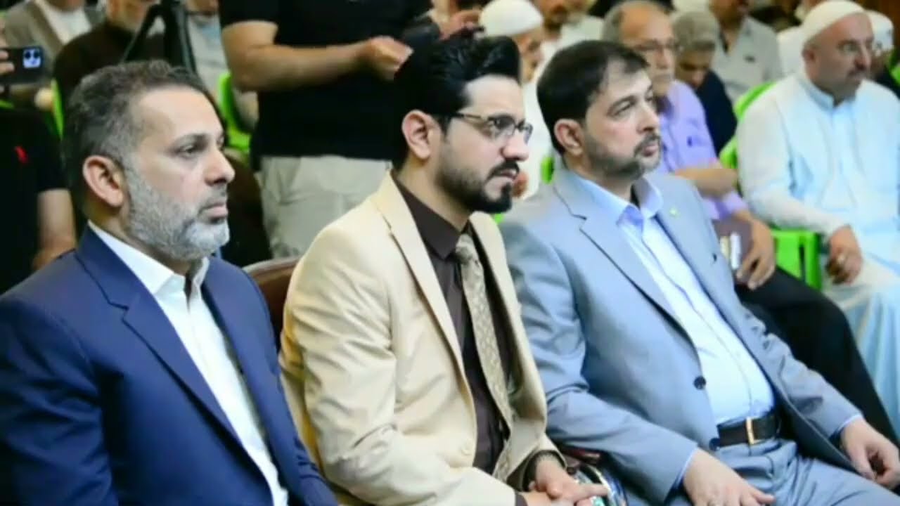 انبهار السيد حسنين الحلو بـ اداء العالمى الشيخ محمود السيد عبدالله بغداد العراق رمضان 2024