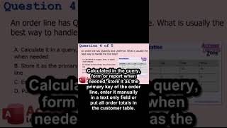 How Do You Properly Normalize Customer Child Records in Microsoft Access? Video Quiz X2.1