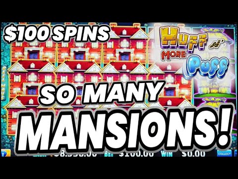 ALMOST IMPOSSIBLE! 🚧 DOZEN GOLD MANSIONS PLAYING HIGH LIMIT HUFF N MORE PUFF!!!