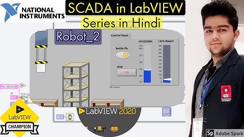 SCADA in LabVIEW | Tutorial 7 :- Robotic Arm_2 | LabVIEW | DSC