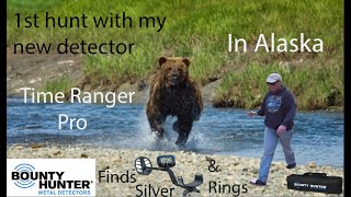 1st Hunt with Time Ranger Pro finds Silver and rings in Fairbanks Alaska