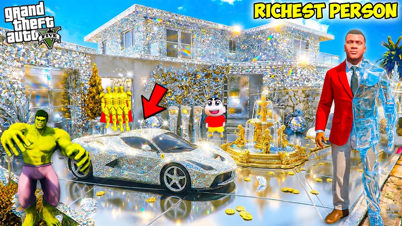 Franklin & Shinchan Do Hard Work To Become RICHEST Person With Avengers In GTA 5 !