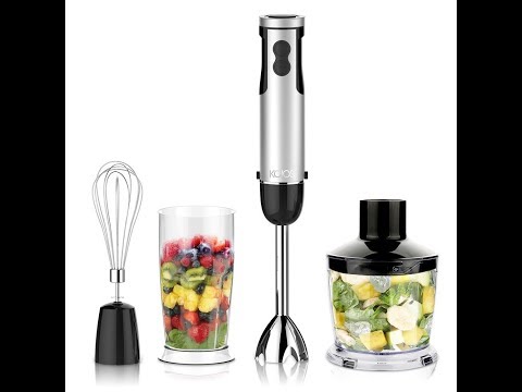 Review KOIOS 4 in 1 Hand Blender 400-Watts With 500ml Food Processor