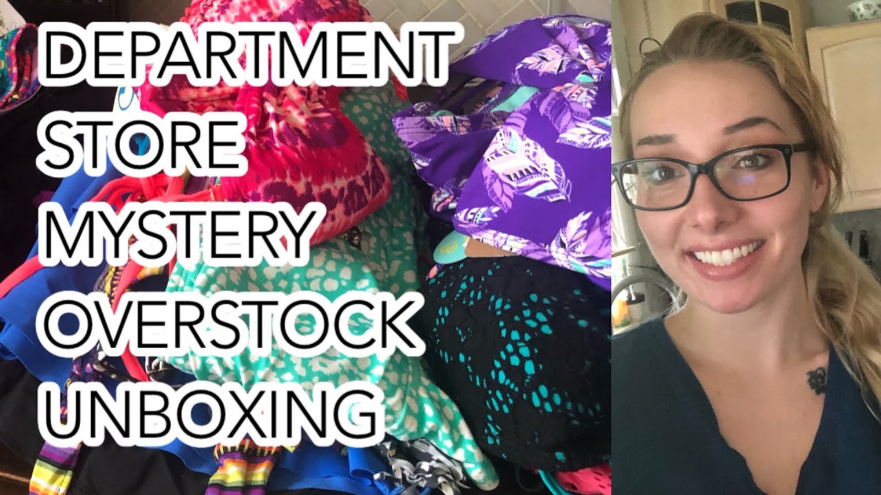 Swimwear Liquidation Shelf Pulls Unboxing to Resell on Poshmark eBay