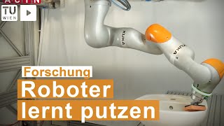 Roboter lernt Waschbeckenputzen