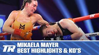 Mikaela Mayer Best Highlights \& Knockouts | Mayer Returns Saturday ESPN+