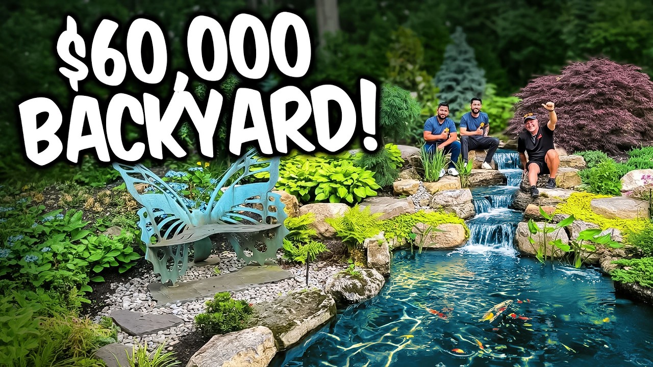 He Built a $60,000 Paradise Just For His Grandfather’s Koi!