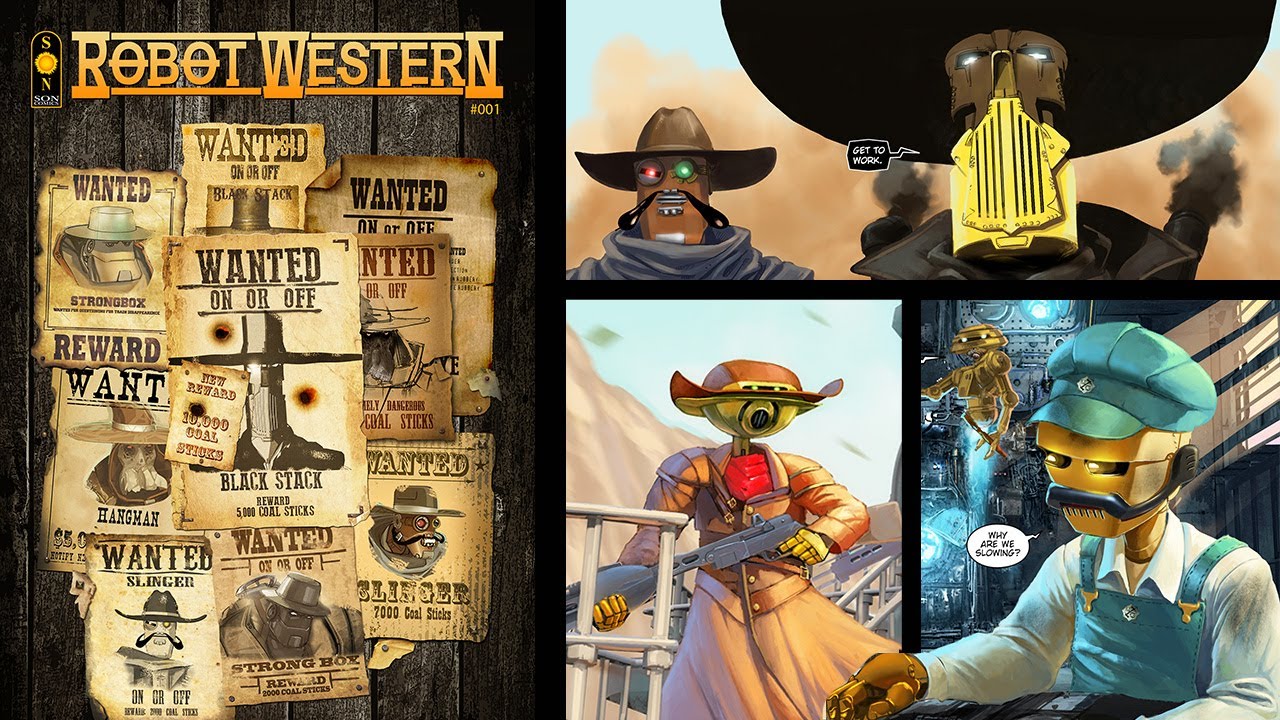 ROBOT WESTERN is a Pixar Dream!
