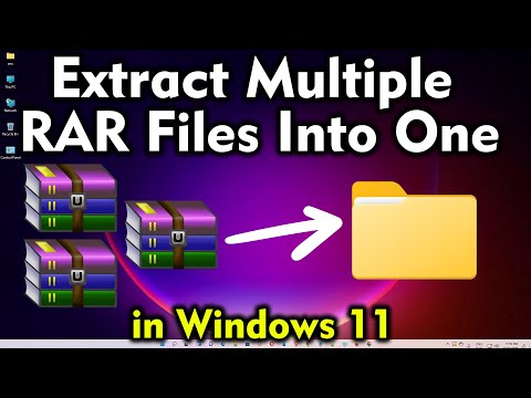 How To Extract Multiple RAR Files Into One in Windows 11