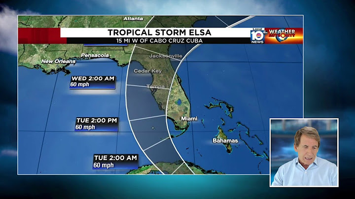 Local 10's Bryan Norcross provides update after 5pm Tropical Storm Elsa advisory