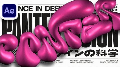 How to Animate 3D Inflated Text in After Effects and Illustrator