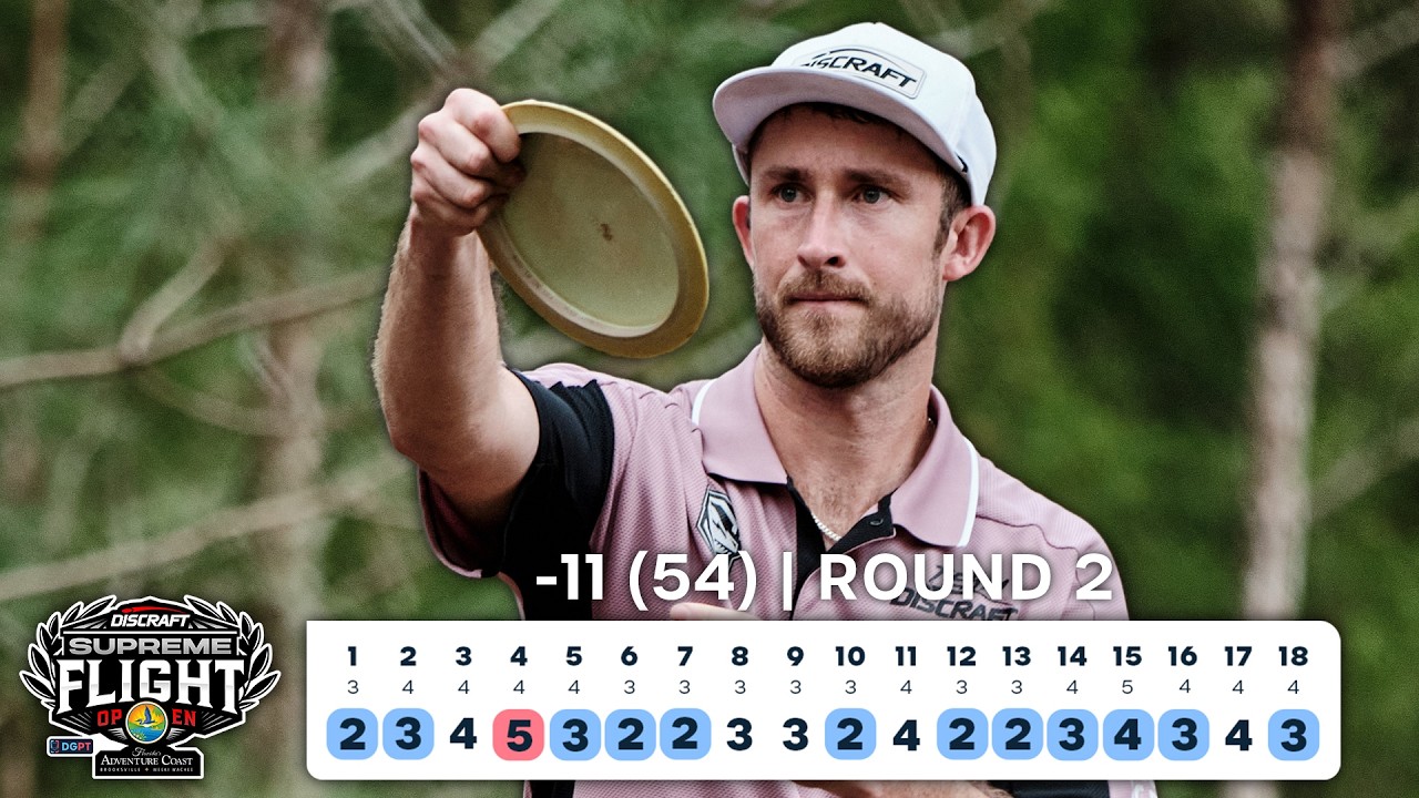 Ricky Wysocki sets course record at Olympus | Round 2 | 2026 Discraft's Supreme Flight Open